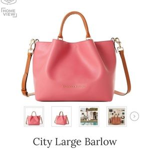 Dooney and Burke City Large Barlow, Pink